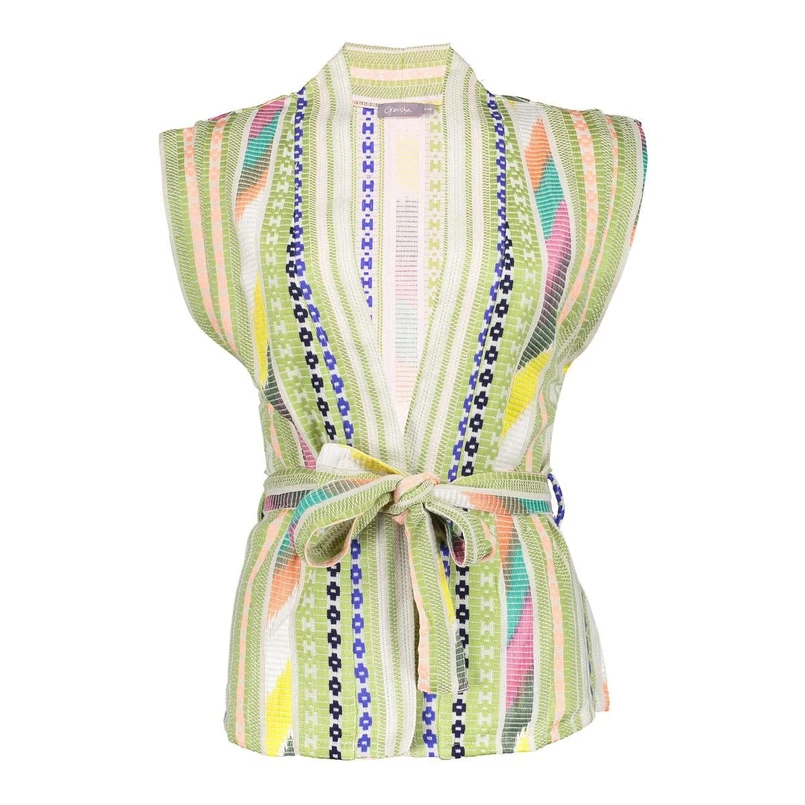 Geisha Dames Blazer 55066-21 Groen dessin