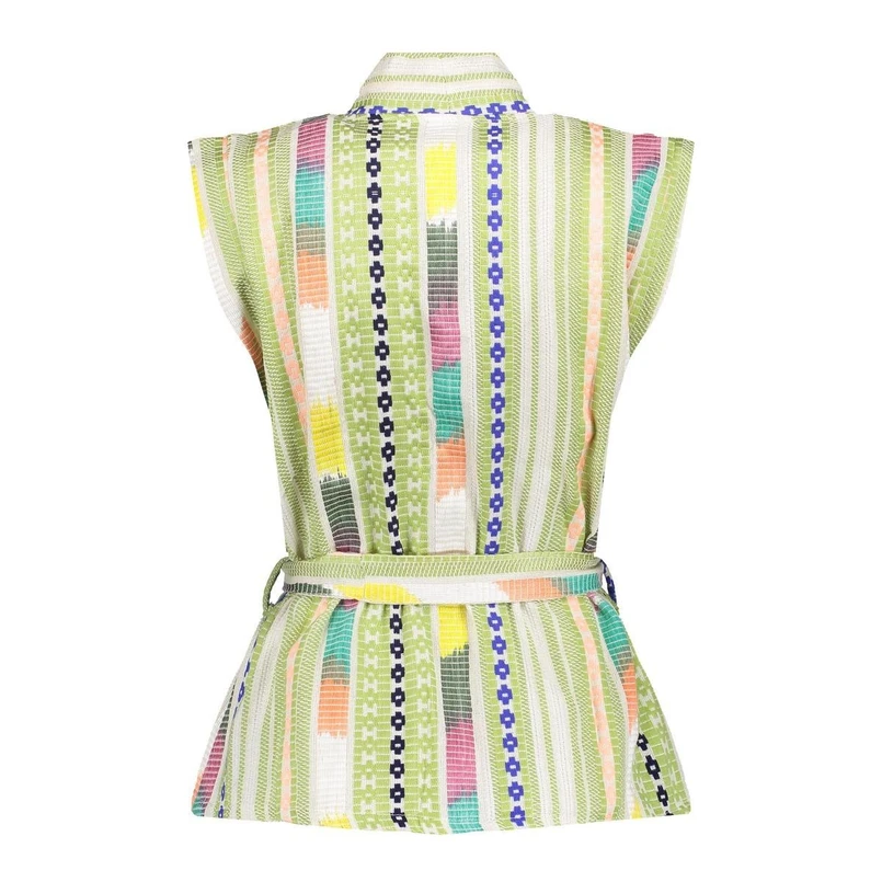 Geisha Dames Blazer 55066-21 Groen dessin