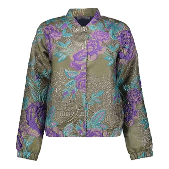 Geisha Dames Blazer 55713-20 Groen dessin