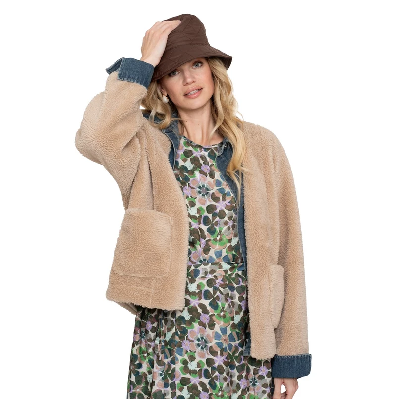 Geisha Dames Blazer 58551-16 Oker