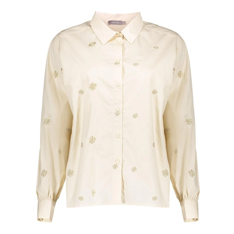 Geisha Dames Blouse 53068-14 OFF-WHITE