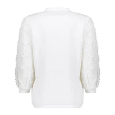 Geisha Dames Blouse 53103-26 OFF-WHITE