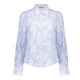 Geisha Dames Blouse 53142-21 Bleu