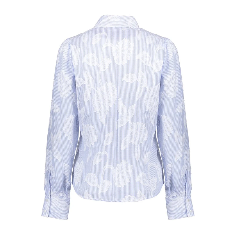 Geisha Dames Blouse 53142-21 Bleu