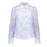 Geisha Dames Blouse 53142-21 Bleu