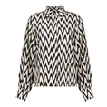 Geisha Dames Blouse 53163-70 Zwart