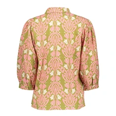 Geisha Dames Blouse 53208-20 Groen dessin
