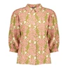 Geisha Dames Blouse 53208-20 Groen dessin