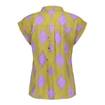 Geisha Dames Blouse 53210-20 Groen dessin