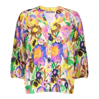 Geisha Dames Blouse 53229-20 OFF-WHITE