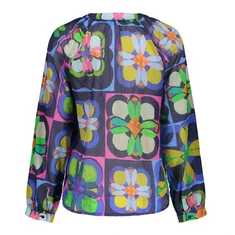 Geisha Dames Blouse 53233-20 Bleu