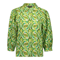 Geisha Dames Blouse 53234-20 Groen dessin