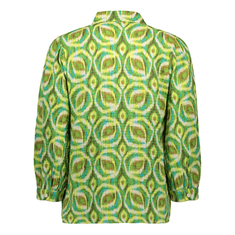 Geisha Dames Blouse 53234-20 Groen dessin