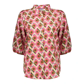 Geisha Dames Blouse 53258-20 Roze