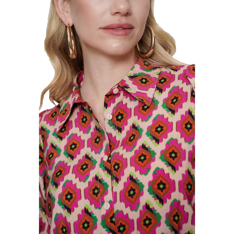 Geisha Dames Blouse 53258-20 Roze