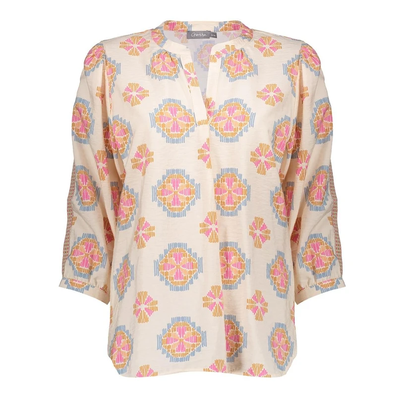 Geisha Dames Blouse 53260-20 Zand