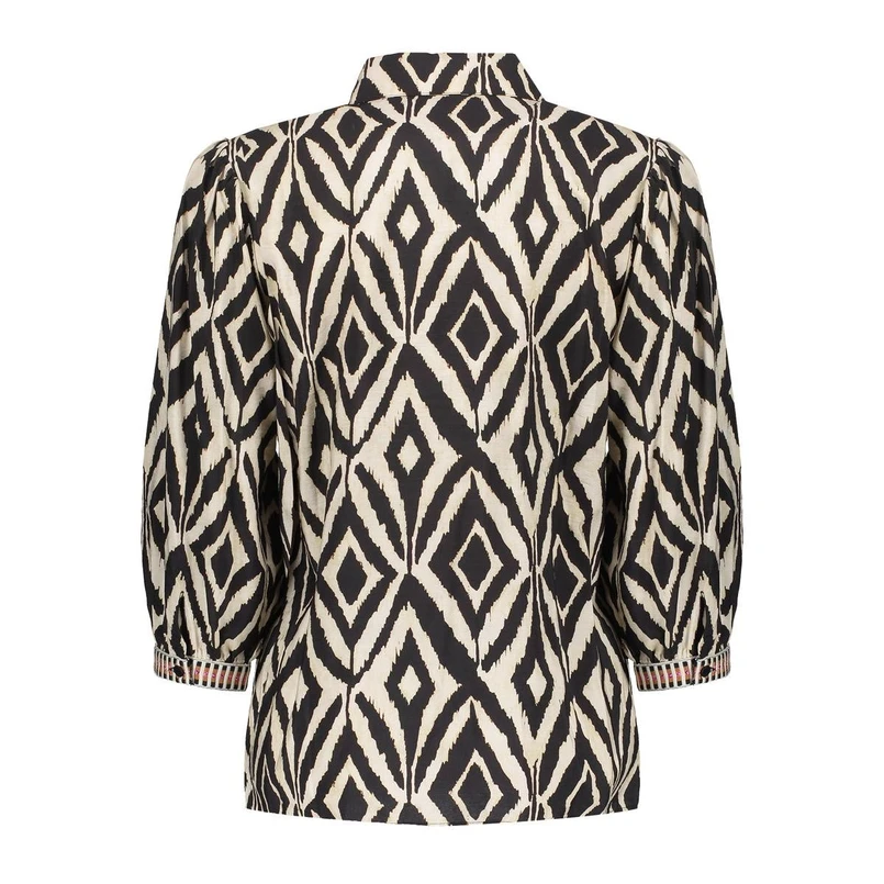 Geisha Dames Blouse 53261-20 Zwart