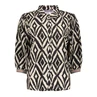 Geisha Dames Blouse 53261-20 Zwart