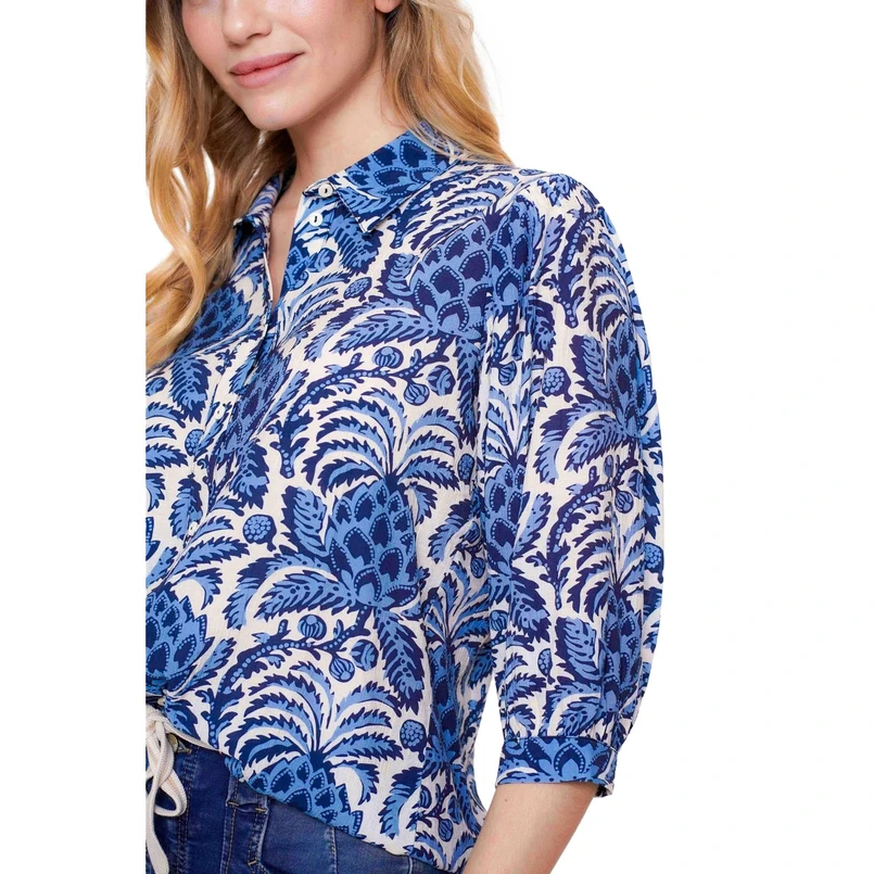 Geisha Dames Blouse 53262-20 OFF-WHITE