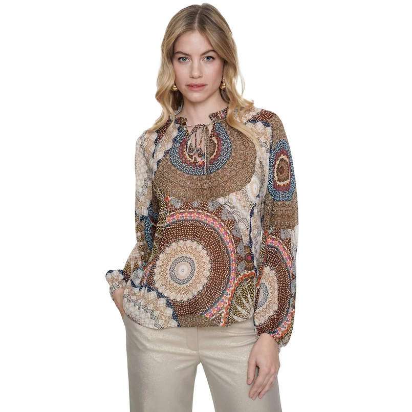 Geisha Dames Blouse 53268-20 Zand