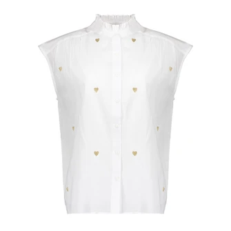 Geisha Dames Blouse 53341-81 OFF-WHITE