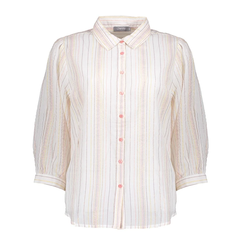 Geisha Dames Blouse 53360-81 OFF-WHITE