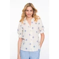 Geisha Dames Blouse 53388-70 OFF-WHITE