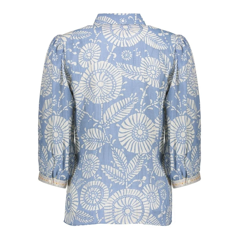 Geisha Dames Blouse 53450-20 Bleu