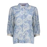 Geisha Dames Blouse 53450-20 Bleu