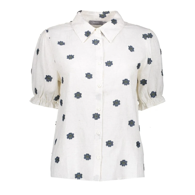 Geisha Dames Blouse 53463-20 OFF-WHITE