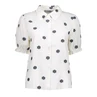 Geisha Dames Blouse 53463-20 OFF-WHITE