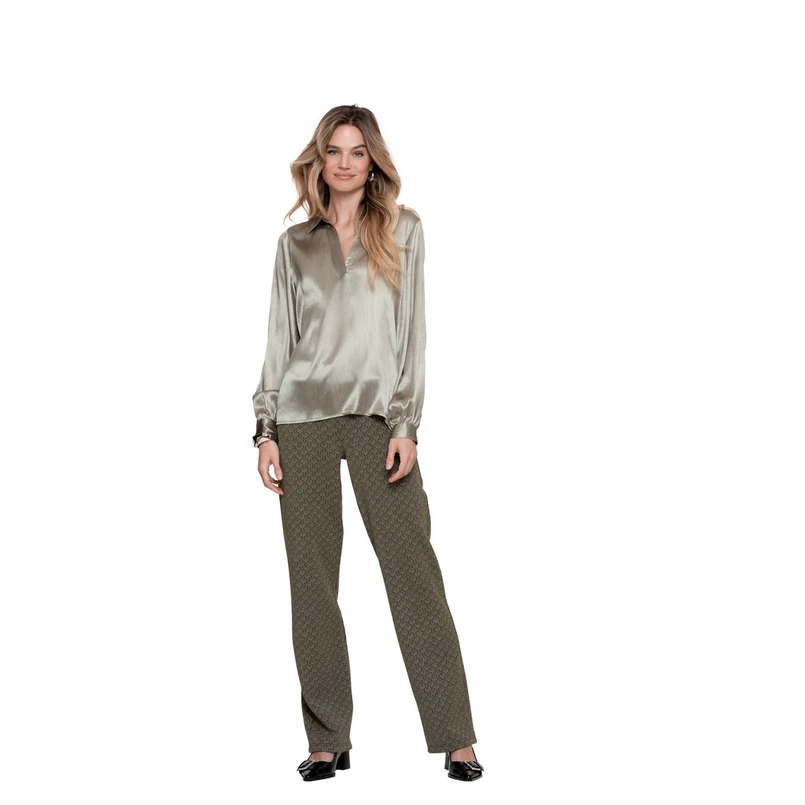 Geisha Dames Blouse 53530-14 Groen