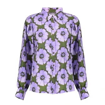 Geisha Dames Blouse 53609-20 Paars