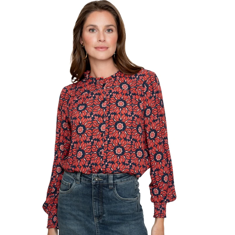 Geisha Dames Blouse 53611-20 Roze