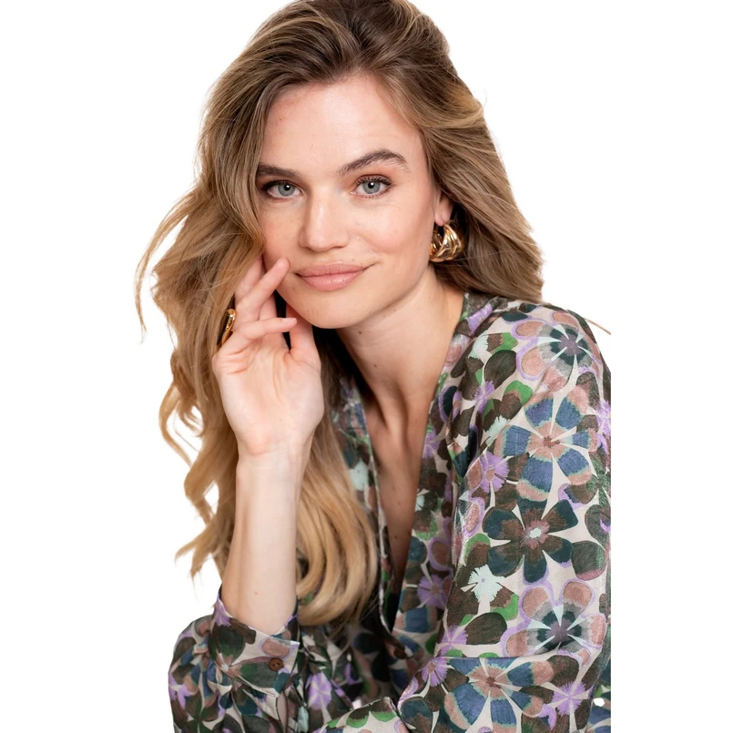 Geisha Dames Blouse 53636-20 Lila