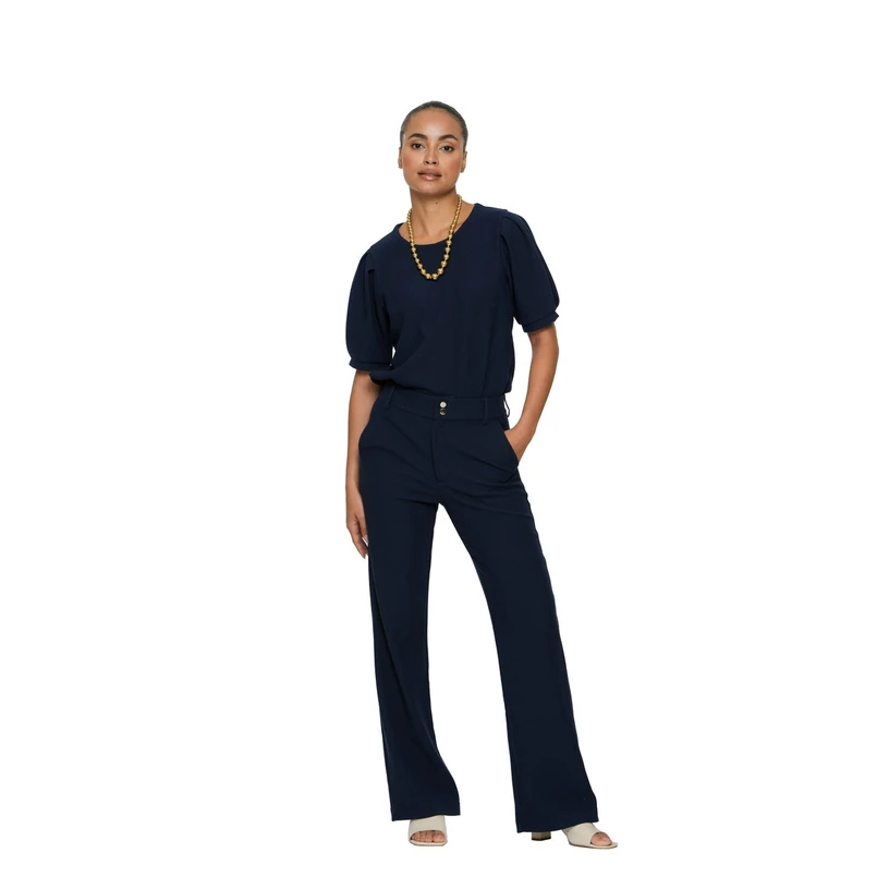 Geisha Dames Broek 51126-21 Blauw dessin
