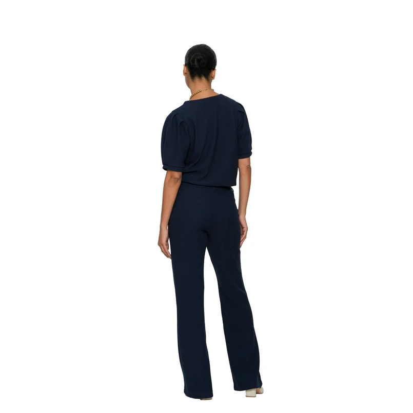 Geisha Dames Broek 51126-21 Blauw dessin