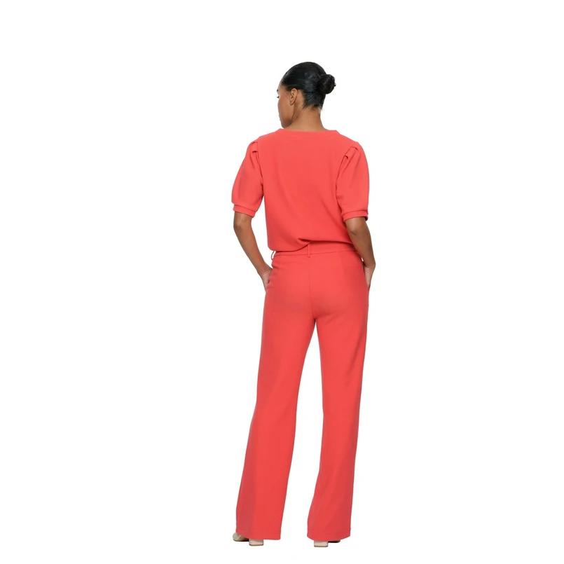 Geisha Dames Broek 51126-21 Rood dessin