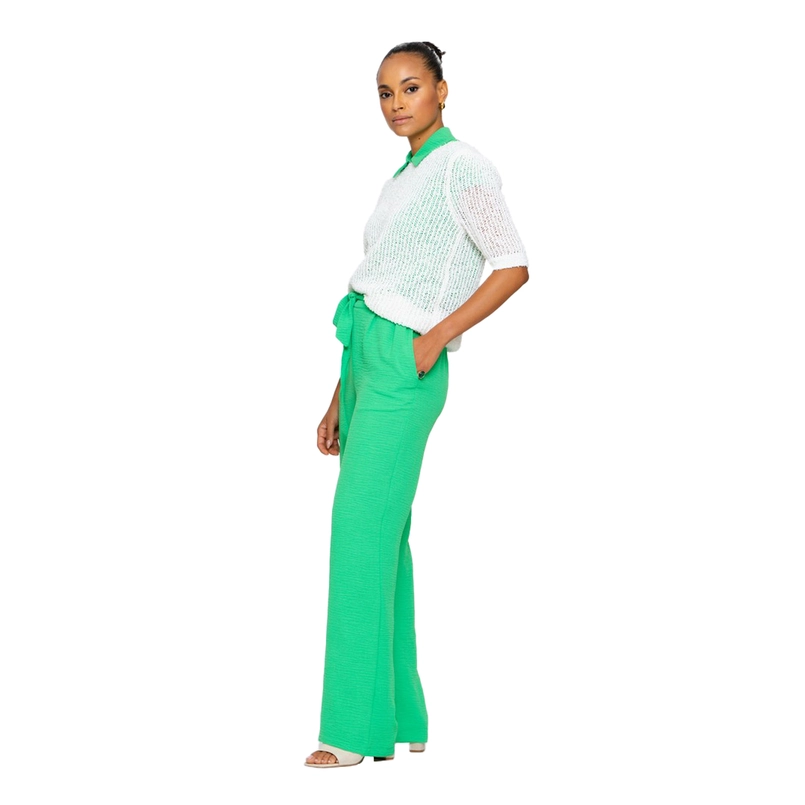 Geisha Dames Broek 51127-21 Groen dessin