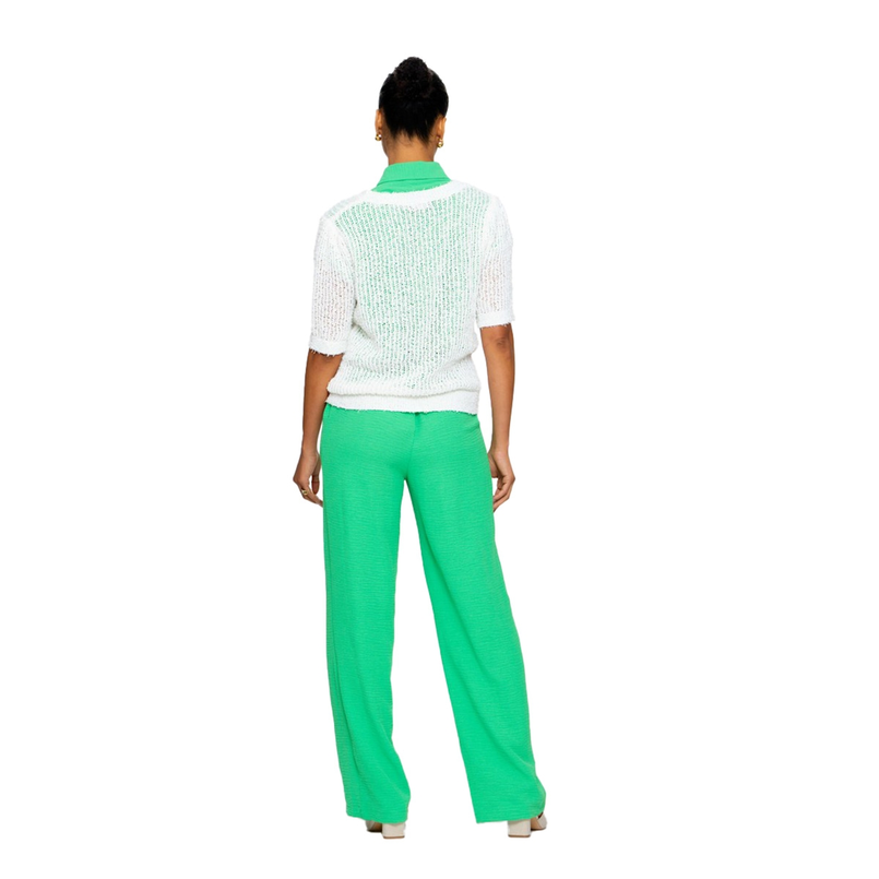 Geisha Dames Broek 51127-21 Groen dessin