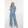 Geisha Dames Broek 51174-70 Mid blue denim
