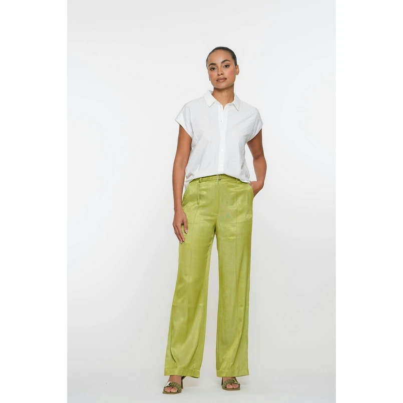 Geisha Dames Broek 51180-26 Groen dessin
