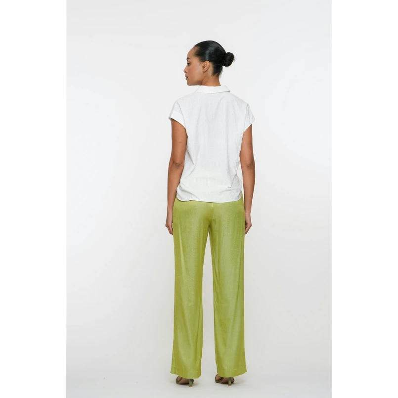Geisha Dames Broek 51180-26 Groen dessin