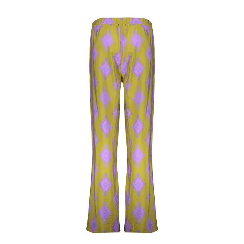 Geisha Dames Broek 51225-20 Groen dessin