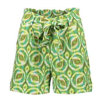 Geisha Dames Broek 51239-20 Groen dessin