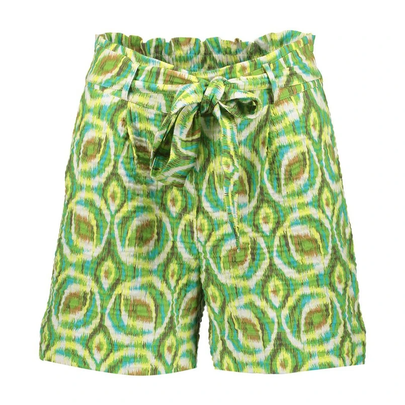 Geisha Dames Broek 51239-20 Groen dessin