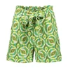 Geisha Dames Broek 51239-20 Groen dessin