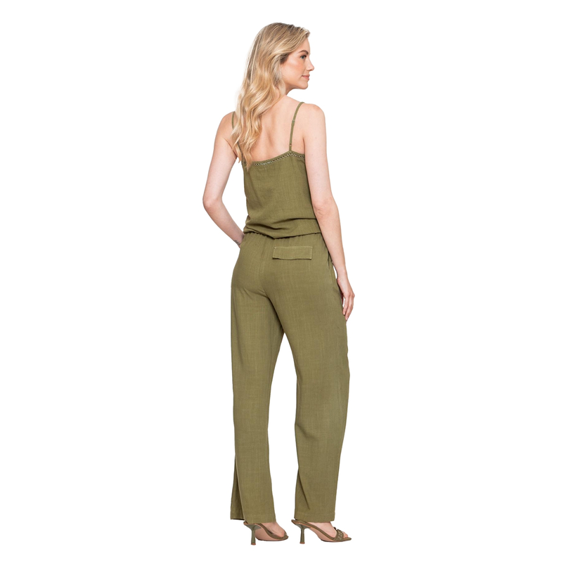 Geisha Dames Broek 51340-21 Groen dessin
