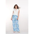Geisha Dames Broek 51371-26 Blauw mele