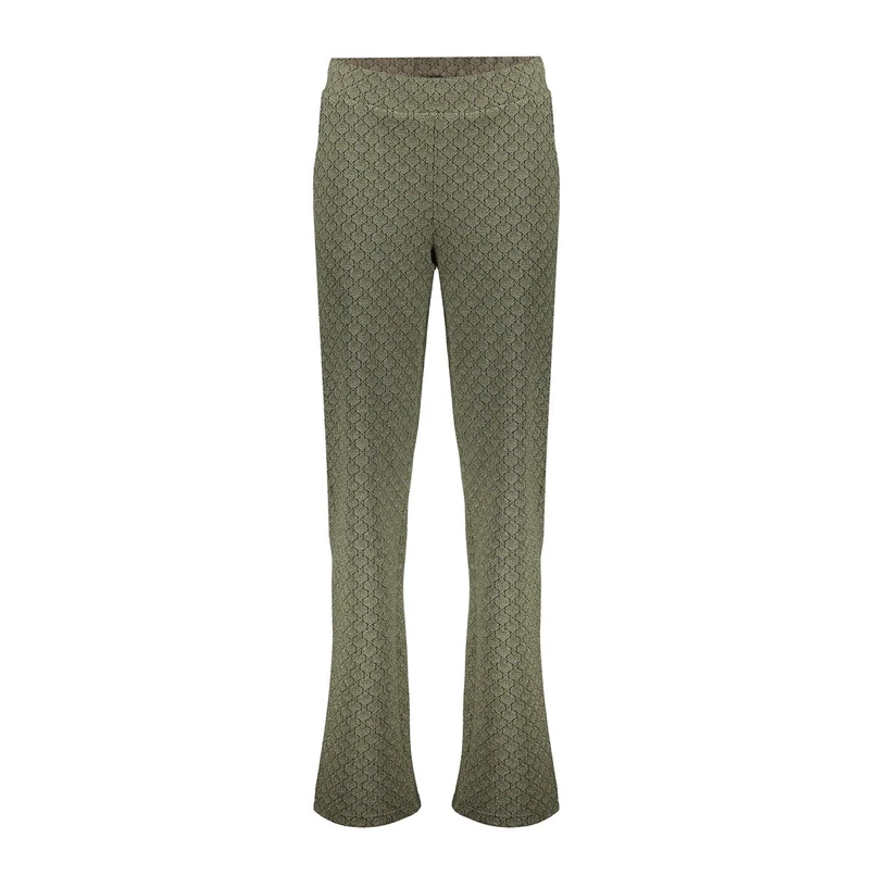 Geisha Dames Broek 51684-20 Groen dessin